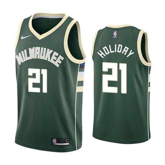 NBA Jrue Holiday Milwaukee Bucks 21 jersey