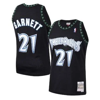 Throwback Minnesota Timberwolves Garnett 21 Jersey