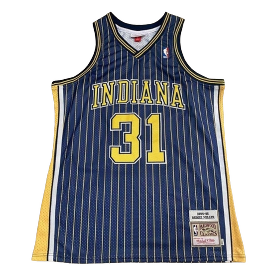 Throwback Indiana Pacers Reggie Miller 31 Jersey
