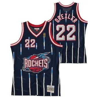 Throwback Houston Rockets Drexler 22 Jersey