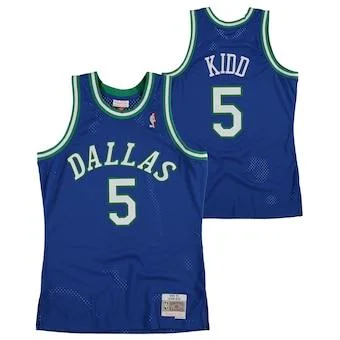 Throwback Dallas Mavericks Kidd 5 Jersey