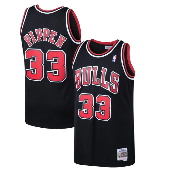 Throwback Chicago Bulls Pippen 33 Jersey